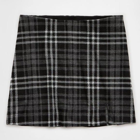 AE It Knit Plaid Skort XXS - Picture 4 of 4